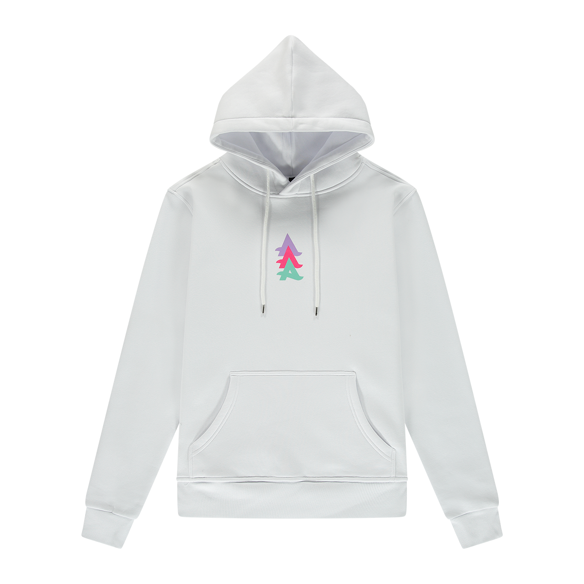 Afrojack premium hoodie white front 10 11.2023